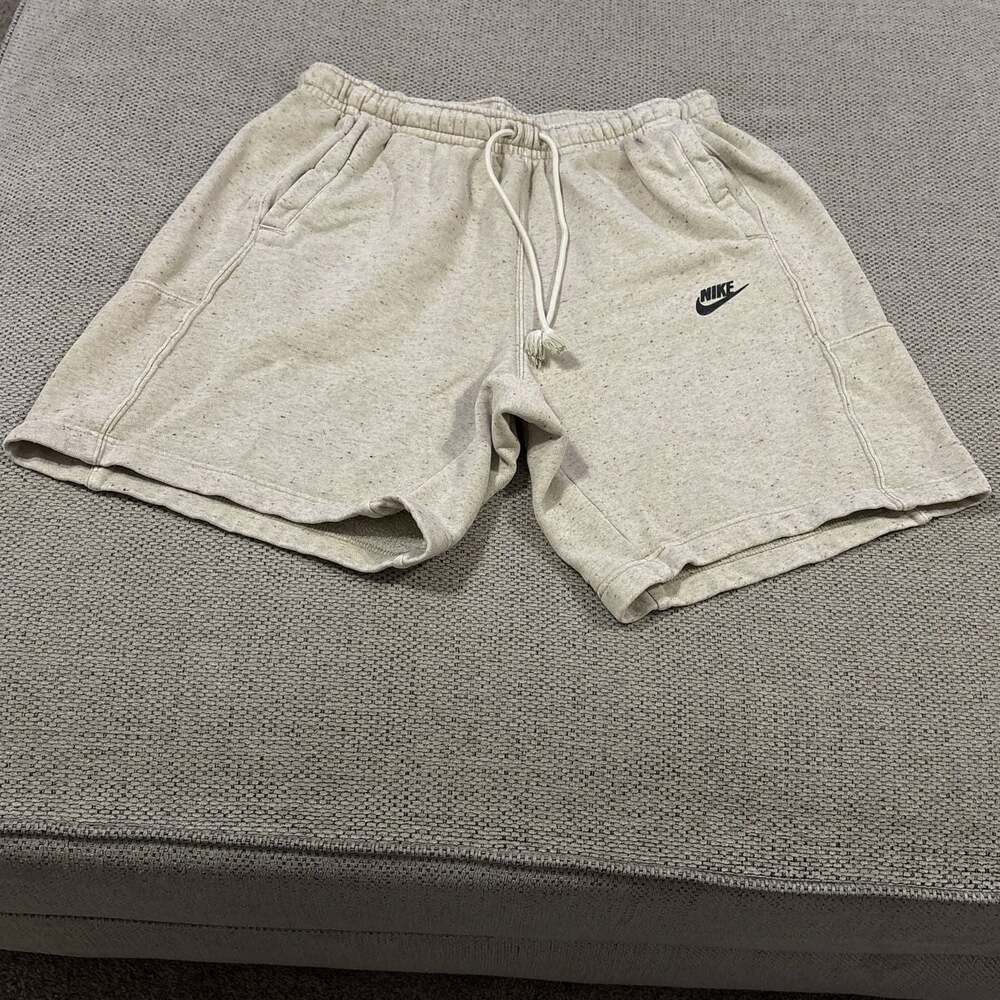 Nike Sportswear Club Fleece+ Revival Shorts in Limestone